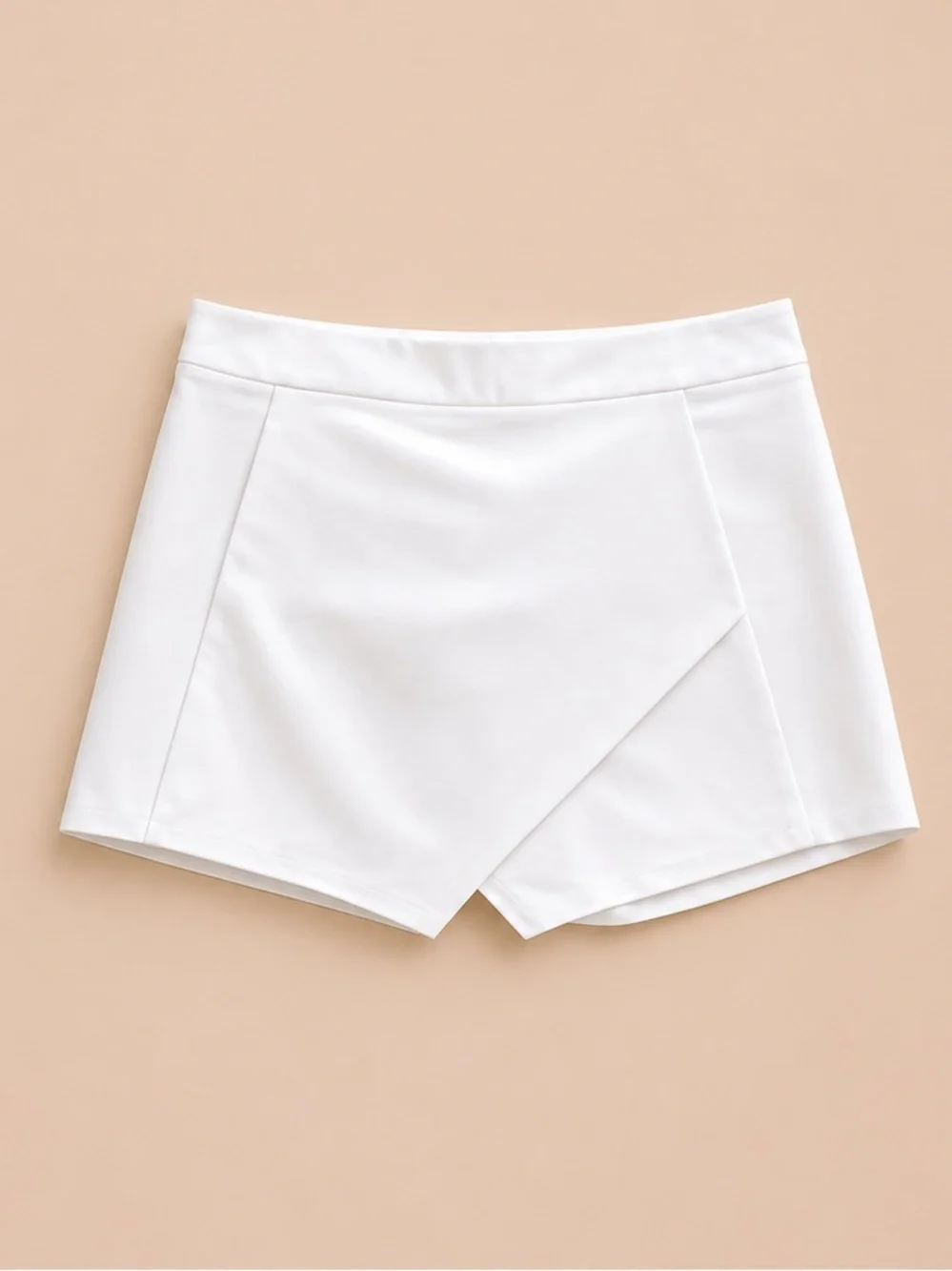 J.McLaughlin Hathaway Asymmetrical Envelope Skort in White, SZ 10 NWOT MSRP $168 - Picture 3 of 6